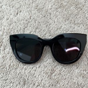 Used Le Specs Air Heart Sunglasses.